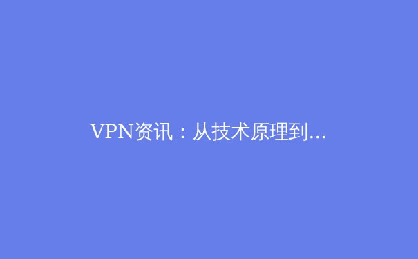 VPN资讯：从技术原理到应用场景，解锁安全高效网络访问新维度 - 4